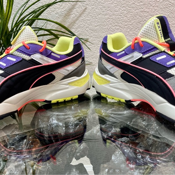 💥NWOT💥 Puma LQDCELL Extol Archive 'White Ultra Violet' Men’s Sz.10.5 Sneakers - Picture 8 of 14